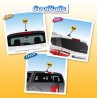 Coolballs Cool Sunshine Car Antenna Topper / Auto Dashboard Accessory (Black) (Fat Antenna) 